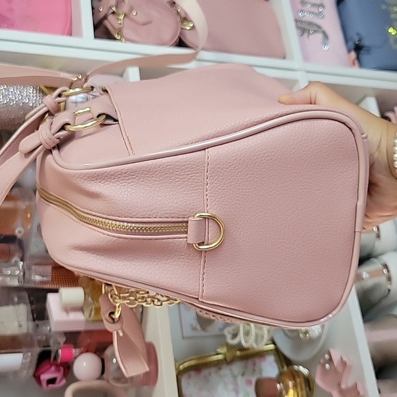 Juicy Couture It's A Mans World Dome Satchel in Taffy Pink - Picture 2 of 6